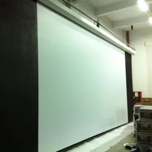 Mejor barato grande motorizado Tab Tensioned projector pantalla 350 pulgadas 16:10 pantalla de proyección eléctrica para la venta