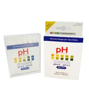 ユニバーサル超高感度pH 4.5-9.0尿および唾液phテストストリップ