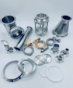 工厂价格不锈钢 304 316L Tri Clamp/Tri Clover Fittings 出售