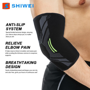 SHIWEI-4012 # Manchon de soutien élastique de haute qualité pour le coude, attelle de coude, support de coude - Product Image 4