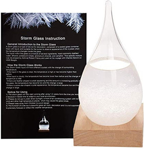 พยากรณ์อากาศขวดพยากรณ์อากาศพยากรณ์บารอมิเตอร์แก้วพายุ - Product Image 1