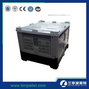 1200*1000*810 ağır haddeleme katlanabilir konteyner depolama paleti toplu kasalar plastik - Product Image 3