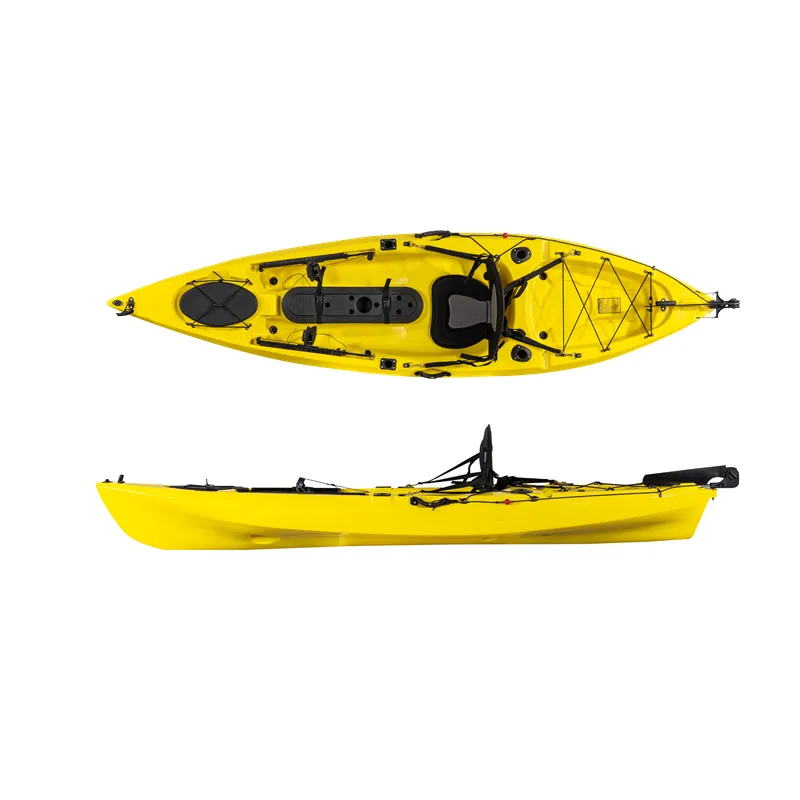 En iyi kayık 10ft fener kayaks çubuk tutucu ile, plastik balıkçılık kayık ucuz kürek teknesi