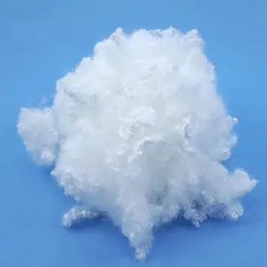 hollow conjugated siliconized polyester fiber in 7d, 15d for soft toys raw materials