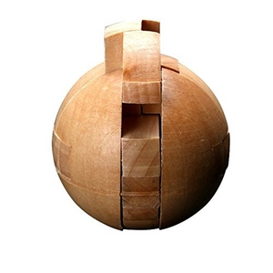 Jouet de puzzle <span class=keywords><strong>en</strong></span> <span class=keywords><strong>bois</strong></span> fait à la main, boule magique, <span class=keywords><strong>casse</strong></span>-tête, jeux d'intelligence, jeux de réflexion, puzzles sphériques 3D - Product Image 3