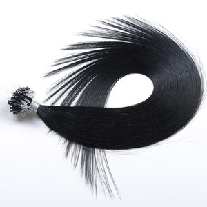 <span class=keywords><strong>Rebecca</strong></span> Gros 100% Remy Vierge Micro Boucle Anneau Extension De Cheveux Humains Fournisseur - Product Image 6