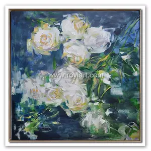 Original abstract canvas art impressionist landscape flower oil painting