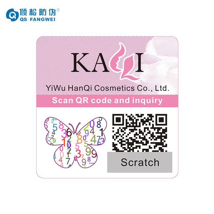 Пользовательские анти наклейки-подделки для Кении, безопасности qr код клей стикер наклейка для печати