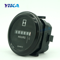 YIKA SH-1 Digitaler Motorbetriebsstundenzähler 24V DC 10-80V AC110-250V für ATV UTV Schneemobile Rasentraktoren Generatoren