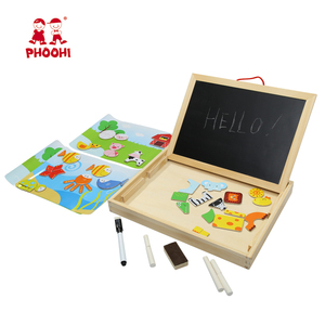 <span class=keywords><strong>Niños</strong></span> pizarra magnética borrable tablero de dibujo plegable <span class=keywords><strong>niños</strong></span> tablero de dibujo de madera - Product Image 4