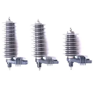 KEMA付き10KV 12KV 18KV 21KVポリマー酸化亜鉛避雷器