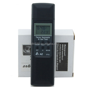 Medidor digital portátil de temperatura, higrómetro, probador de punto de rocío, Psicrómetro, 1/2" - Product Image 1