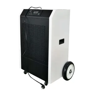 Portable Industri Dehumidifier Kerusakan Air Restorasi Dehumidifier Tangan Mendorong Roda Dehumidifier