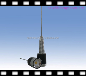 Vhf / UHF 136 - 174 MHz dipôle NMO antenne de voiture avec barillet et en acier inoxydable fouet - Product Image 1