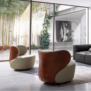 <span class=keywords><strong>Fauteuil</strong></span> pivotant Bao Walter Eoos Bao, mobilier de salon personnalisable OEM, spacieux et aux courbes rondes - Product Image 6