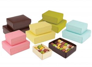 Caja de embalaje de macarrón Cajas de pastelería Embalaje de postre de chocolate con ventana transparente - Product Image 5