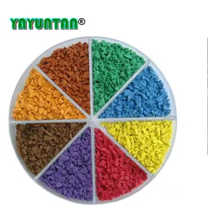 YAYUN colored f 1-3 mm epdm granules for wet pour surface