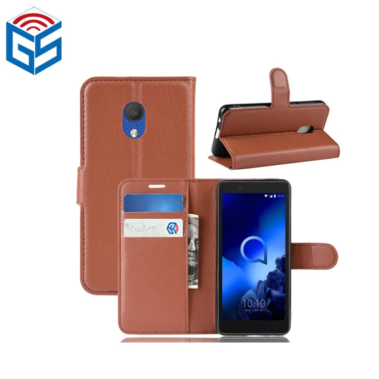 Премиум чехол-кошелек из искусственной кожи для Alcatel 1c 2019, задняя крышка телефона Telefonini с держателем для карт