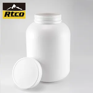 Factory Plastic Containers Custom LOGO Colour 1.8 Gallon/2 Gallon/2.4 Gallon / 1Gallon HDPE Plastic Container Jar For Powder Or Food Storage