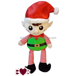 Nouvelle poupée en peluche de lutin pour enfants 2018, jouet en peluche doux personnalisé de qualité européenne, lutin de Noël en peluche - Product Image 4