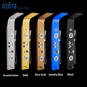 LED pantalla Digital de temperatura termostato de acero inoxidable 304 cascada baño ducha de masaje Panel columna - Product Image 1