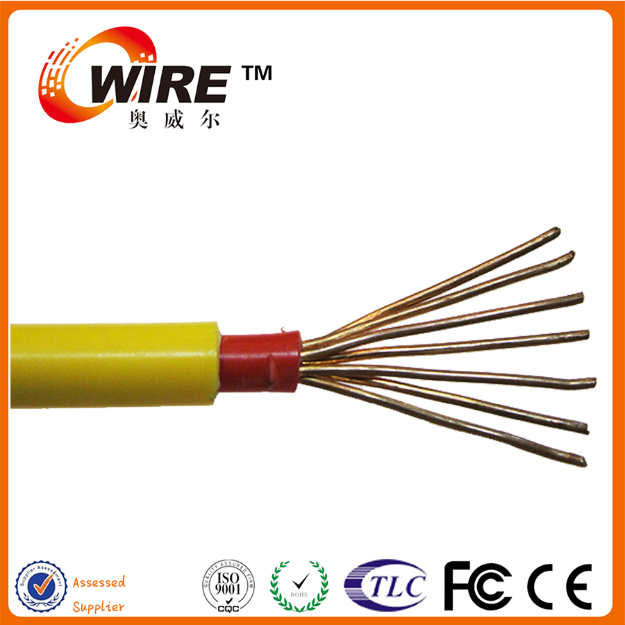 Vv медный одножильный кабель 0.6/1KV ПВХ изоляция ПВХ оболочка Электрический кабель питания