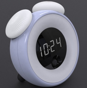 Smart sensor lumière chaude numérique réveil avec snooze dans-construit Li batterie - Product Image 1