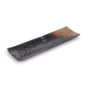 New Japanese <strong>Sushi</strong> <strong>Plates</strong> Melamine Unbreakable Restaurant Black Japanese <strong>Plates</strong> - Product Image 1
