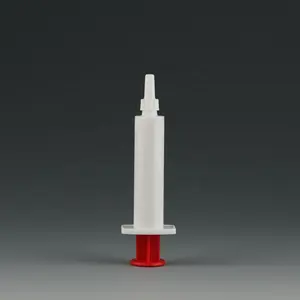 פלסטיק חד פעמי ציוד וטרינרים ריק PE לבן מותאם אישית צבע 10ml 13ml פרה דלקת בשד להדביק intramamary מזרק