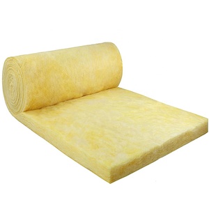 Feuilles d'isolation thermique flexibles en laine de verre Hebei Dacheng 10kg/m3-48kg/m3 100mm jaunes pour murs - Product Image 4