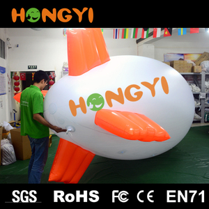 Fabricantes promocional inflable dirigible gota grande mostrar helicóptero naranja moda cola modelo - Product Image 4