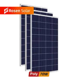 Rosen Solar Panel Preis 60W 65W 70w 75W 70w Poly Paneles Solares