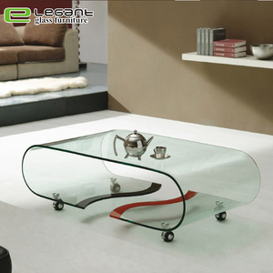<span class=keywords><strong>Industriale</strong></span> in <span class=keywords><strong>stile</strong></span> <span class=keywords><strong>salotto</strong></span> tavolino di vetro con la rotella - Product Image 5