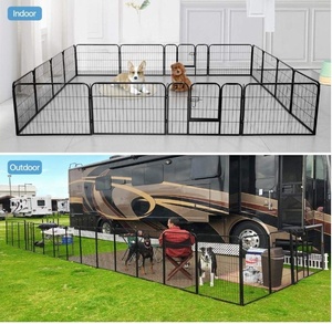 Galvanized Heavy Duty <strong>Dog</strong> Friendly <strong>Large</strong> Space Wire Mesh Kennels Customized Outdoor Pet <strong>Play</strong> Cage <strong>Pens</strong> - Product Image 6