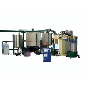 Semi automatic batch foaming machine to make mattress polyurethane