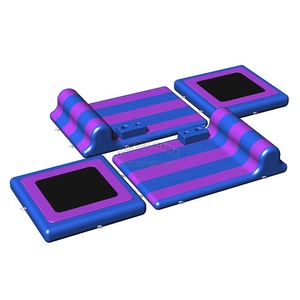 Agua colchón de aire juguete de la <span class=keywords><strong>piscina</strong></span> inflable flotante relajado cama de agua saltando plana balsas inflables - Product Image 6