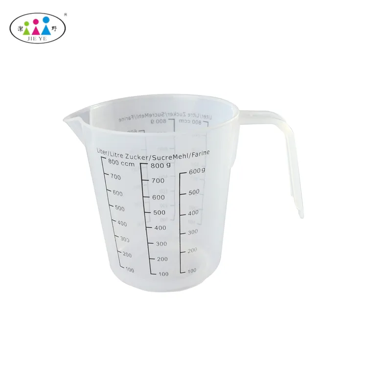 Tazza di misurazione per uso medico tazza di plastica, misurare cup, 800 ml bicchiere graduato in plastica