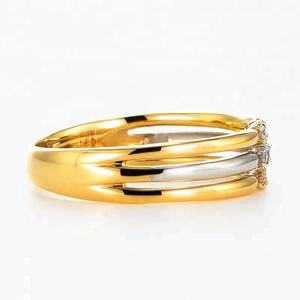 Модные ювелирные изделия серебряные <span class=keywords><strong>325</strong></span> свадебные искусственные бриллианты циркон кольцо - Product Image 2