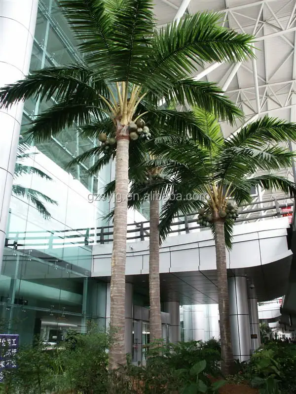event &party supplier fake coconut trees 3m 4m 5m 6m high be customized decration indoor&outdoor hotel lobby of hall hot sale