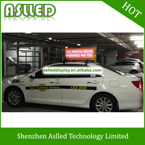 Aslled P5 LED taxi Roof Top quảng cáo dấu hiệu điện tử Scroll board điện thoại di động LED taxi Top hiển thị dấu hiệu - Product Image 6