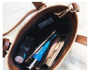 <span class=keywords><strong>Sac</strong></span> à bandoulière fée pour les filles, style bohème, en paille, fourre-tout, seau, sur mesure, nouvelle mode été 2019 - Product Image 6