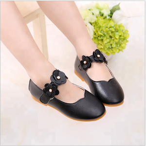 Del fiore dei bambini della principessa <span class=keywords><strong>scarpe</strong></span> di cuoio/Elegante della ragazza beanie <span class=keywords><strong>scarpe</strong></span> - Product Image 3