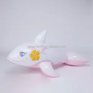 핑크 꽃 풍선 고래 라이더 타고 플로트