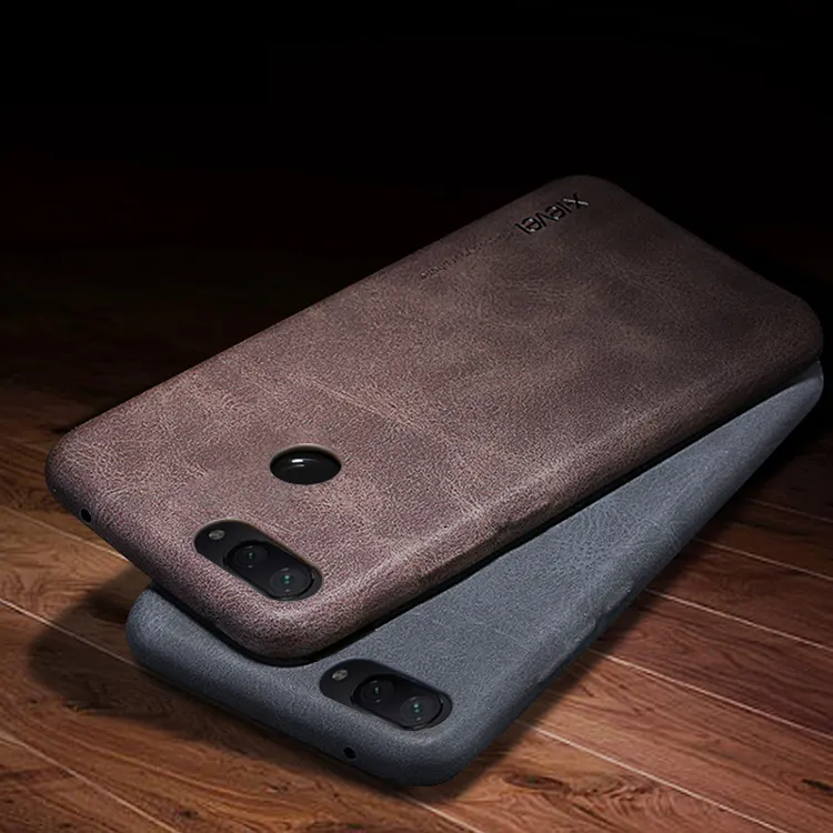 X-niveau Groothandel lederen mobiele telefoon case voor xiaomi mi 8 Lite back cover voor Xiaomi 8