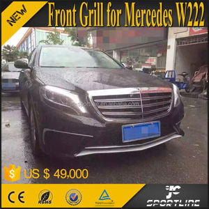Estilo AMG S-Class W222 parachoques delantero de <span class=keywords><strong>la</strong></span> <span class=keywords><strong>parrilla</strong></span> de <span class=keywords><strong>Mercedes</strong></span> W222 S320 / S400 S500 S600 14-15 - Product Image 1