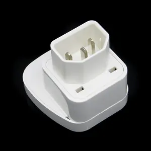 USA UK AU EU AC Plug Ke Komputer Travel Power Socket Adapter Universal Ke IEC AC Plug dengan Cover Shutter Pengaman