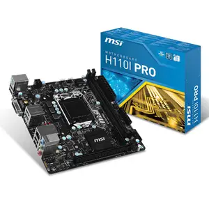 MSI Intel H110I PRO 32GB DDR4 LGA1151 Mini ITX Desktop Gamibg Motherboard Used Version