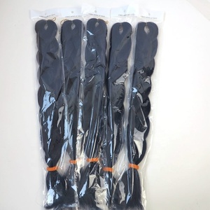 Extensiones de Cabello sintético suave y sedoso, para trenzas de ganchillo, jumbo trenzado, 24 pulgadas, 80g, gran cantidad - Product Image 5