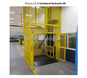 China Schwere Nutzlast Hydraulische Schiene Vertical Lift zu sehr günstigen preis