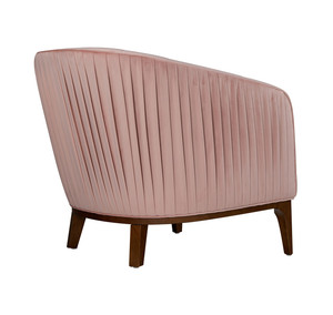 Nuevo <span class=keywords><strong>muebles</strong></span> de sala de sillones nuevo rosa de terciopelo de coral de sillón. - Product Image 4